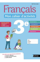 Francais - mon cahier d-activites 3e - eleve - 2018