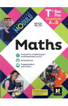 Modulo - maths - tle bac pro groupements a et b - ed. 2021 - livre eleve