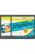 Mini frigobloc hebdomadaire 2023 - calendrier d-organisation familiale / sem  (de janv. a dec. 2023)