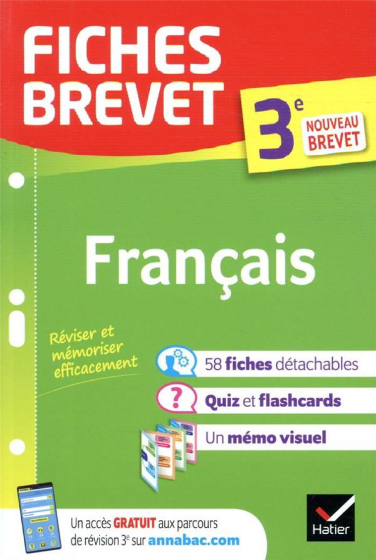 DéfiBrevet - Fiches de révision - Français 3e Offert : vos fiches